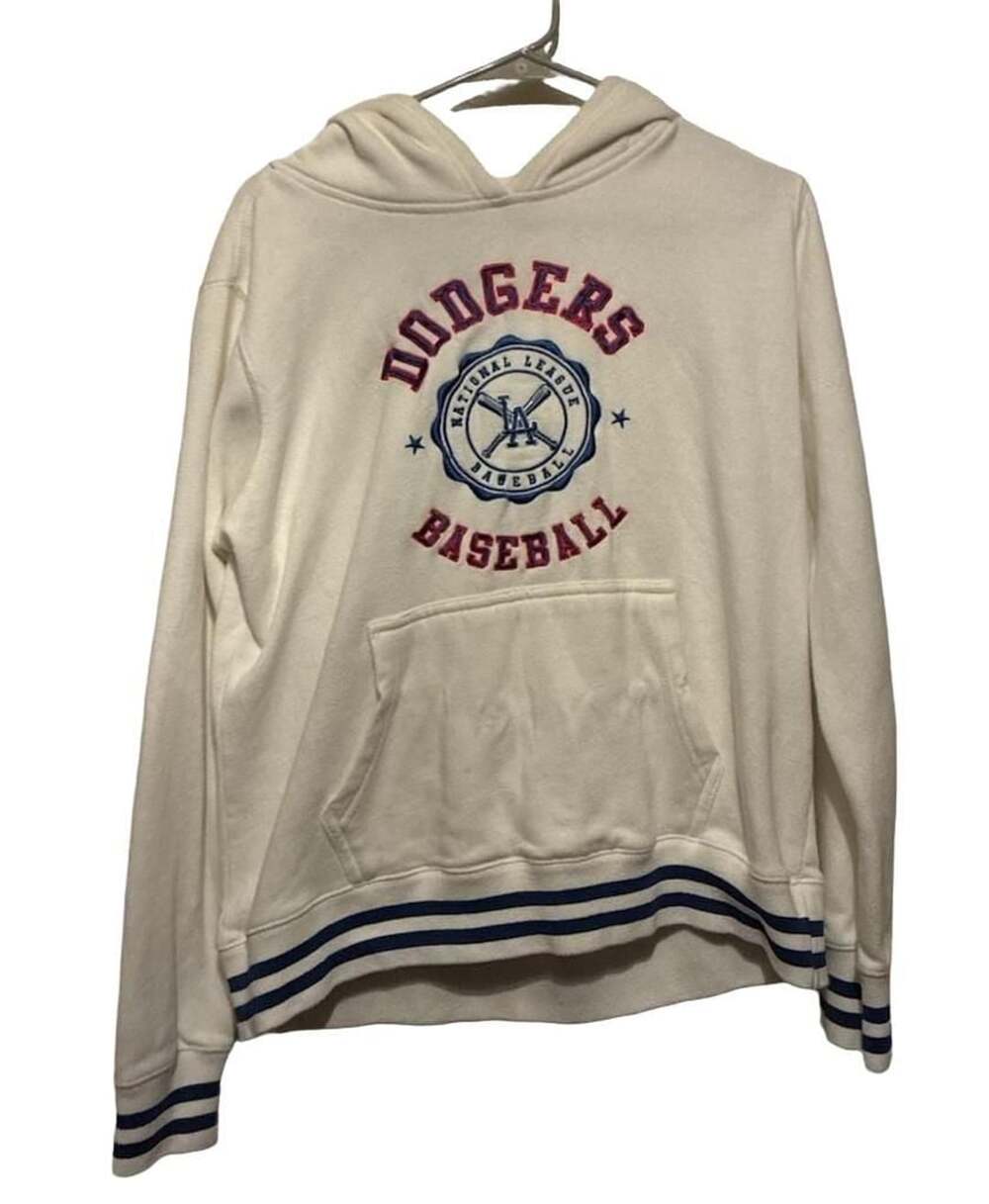 Genuine Merchandise Los Angeles Dodgers Hoodie Size M White
